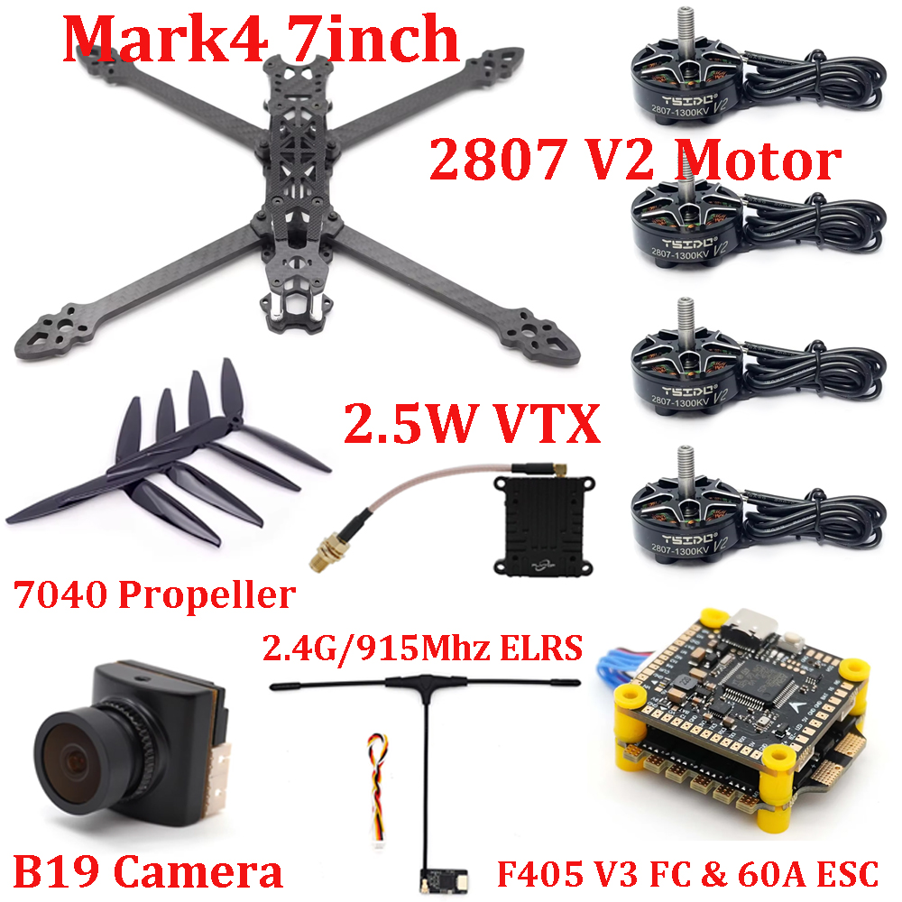 Fpv Drone Propeller - Mark4 7inch Frame Kit F405 V3