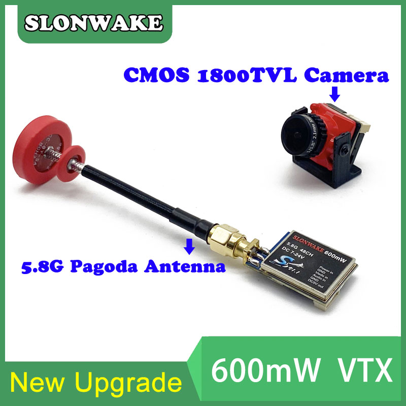 5.8G 48CH 600mW adjustable VTX - огляд і ціна Fpv Drone Camera