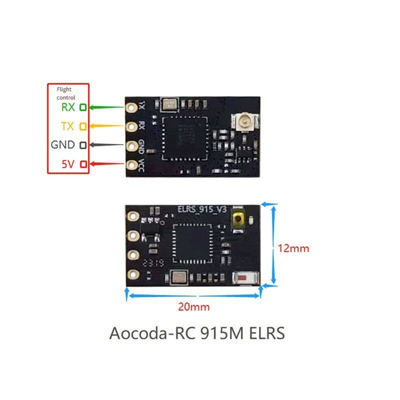 B27B 915MHZ Expresslrs Receive - огляд і ціна Fpv Drone Receiver