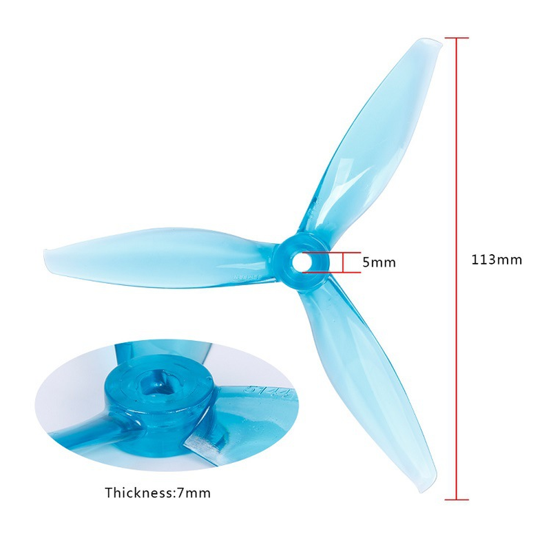 GEMFAN Freestyle 5144 5.1 Inch - огляд і ціна Fpv Drone Propeller