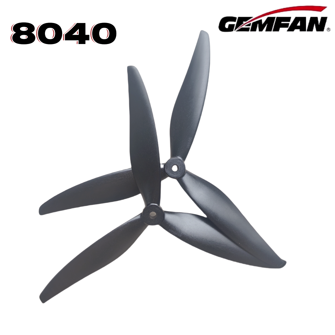 Gemfan 8040 8X4X3 3-blade 8-in - огляд і ціна Fpv Drone Motor