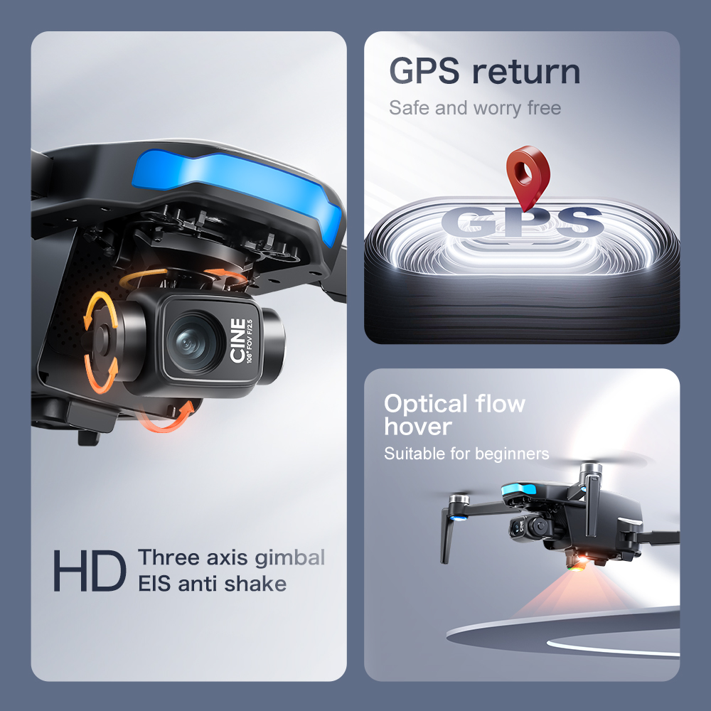 Lenovo GPS S-X1 Drone Three-ax - огляд і ціна Fpv Drone Motor