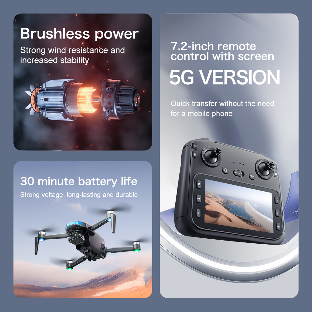 Lenovo GPS S-X1 Drone Three-ax - огляд і ціна Fpv Drone Motor