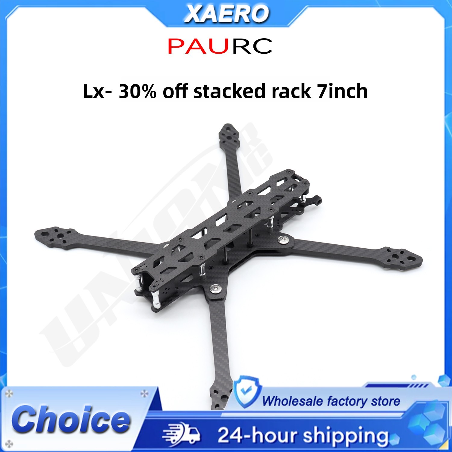PAURC LX-7 Foldable 7 Inch FPV - огляд і ціна Fpv Drone Kit