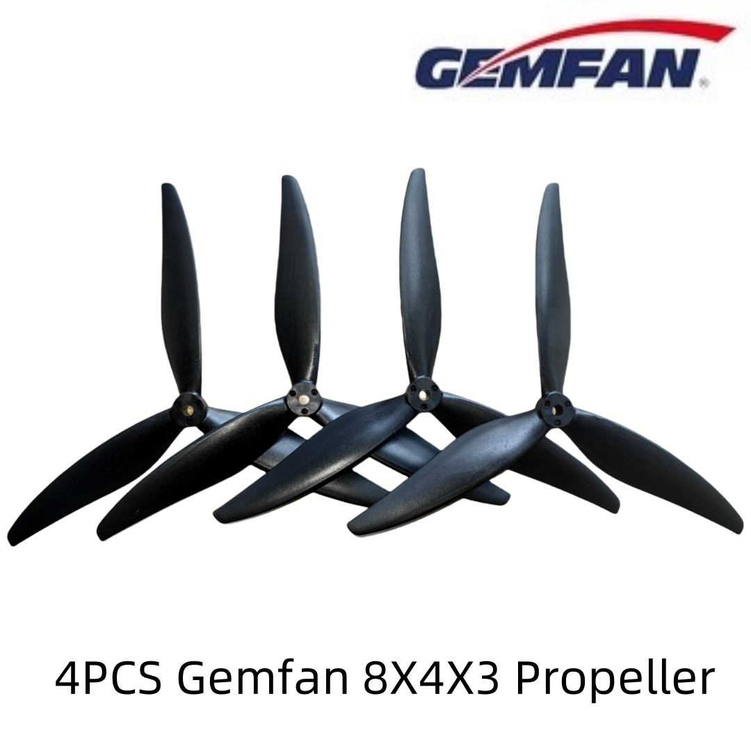 4PCS Gemfan 8040 8X4X3 3-Blade - огляд і ціна Fpv Drone Propeller
