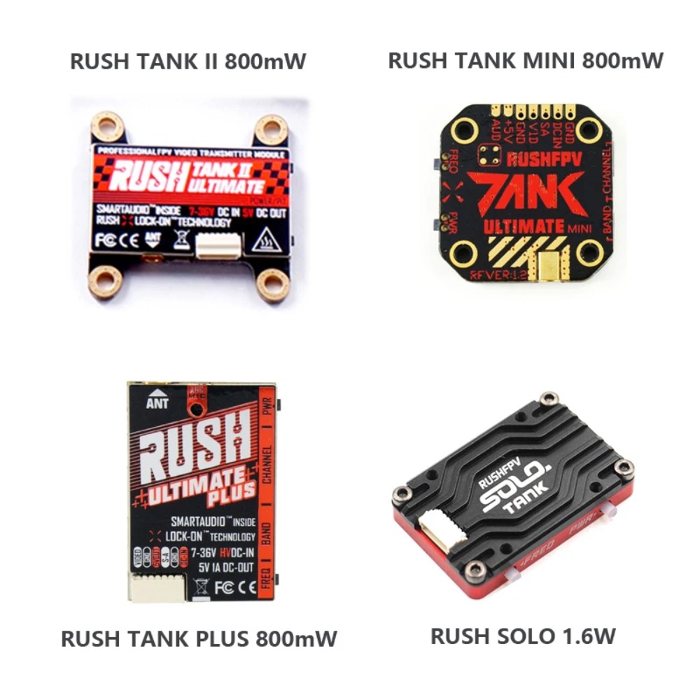 RUSH TANK Ultimate II/Mini/PLU - огляд і ціна Fpv Drone Transmitter
