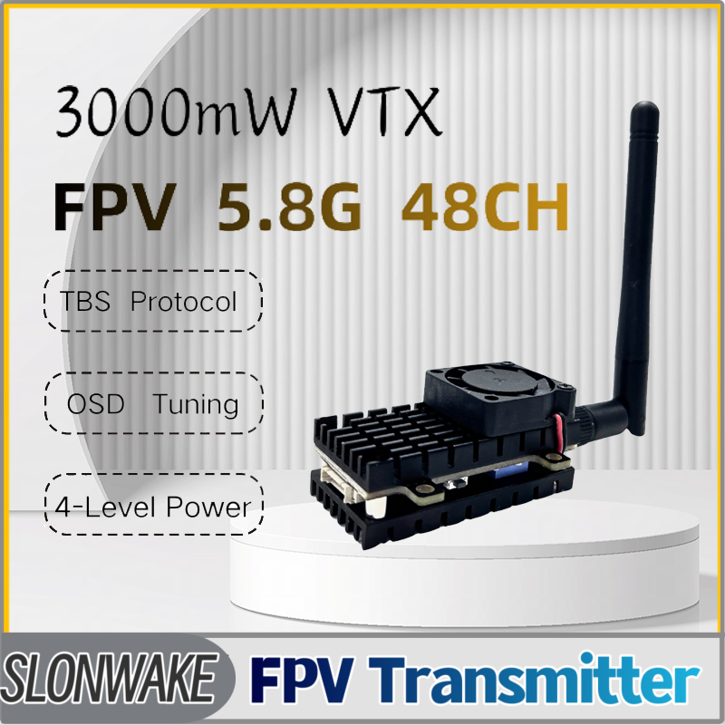 SLONWAKE 5.8G 3000mW Simulatio - огляд і ціна Fpv Drone Transmitter