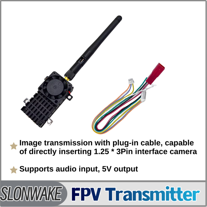 SLONWAKE 5.8G 3000mW Simulatio - огляд і ціна Fpv Drone Transmitter